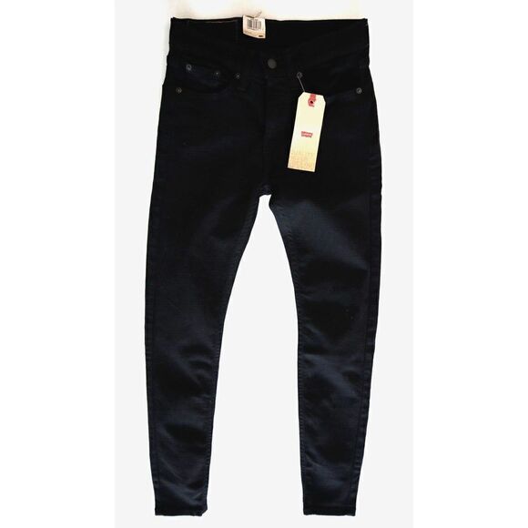 Levi's 519 (85797-0000) Mens Sz 26x30 Black Extreme Skinny Hi-Ball Stretch Jeans - Picture 1 of 5